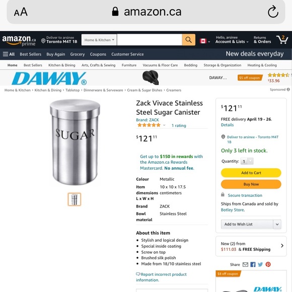 3Canisters storage containers Jars & lids kitchen bathroom ZACK Germany - Picture 9 of 9